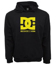 DC SHOES CO USA YELLOW LOGO PREMIUM HOODIE