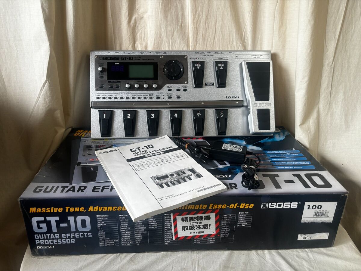 Boss GT-10 Guitar Effects Processor w/ box, power supply | eBay Boss GT-10 Guitar Effects Processor w/ box, power supply | eBay