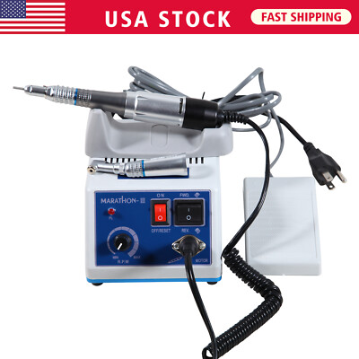 #ad #ad Dental Lab Marathon Electric Micromotor Polishing Unit 35K RPM Motor Handpiece $114.99