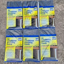 Lot of 6 - A/C Safe Window Air Conditioner Foam Side Insulating Panels AC-207