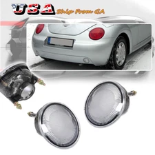 For 98-05 VW Beetle Driver + Passenger Reverse Back Up Light Lamp Assembly Pair