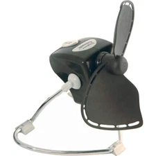 CAFRAMO CHINOOK 120VAC 2-SPEED 7" DESK FAN BLACK  6' CORD