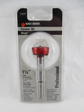 Black & Decker  1 1/8" Forstner Wood Bit # 17277 N.O.S. Free Shipping