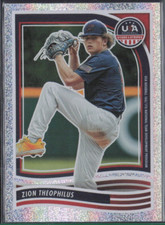 2024 USA Baseball Stars & Stripes Opening Day Sparkle #118 Zion Theophilus MINT