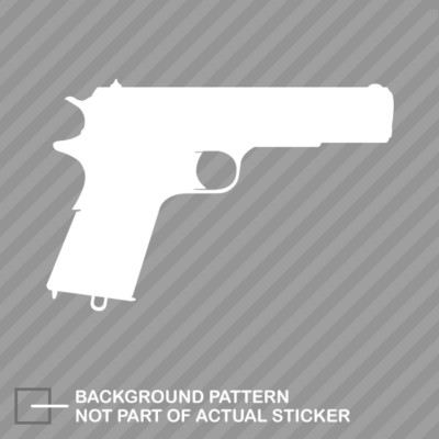 2x) M1911 Barrel Sticker Die Cut Decal For Cell Phone Mobile - Foto 7