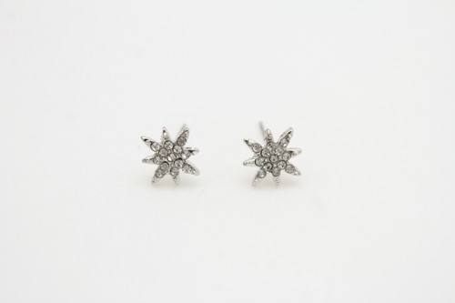 Women Fashion Jewelry Set Silver Metal Chain Star Charm Pendant Necklace Earring - Picture 9 of 12