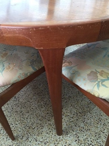 DANISH MODERN FAARUP MOBELFABRIK KOFORD LARSEN TEAK DINING TABLE ONLY NO CHAIRS - Picture 7 of 9