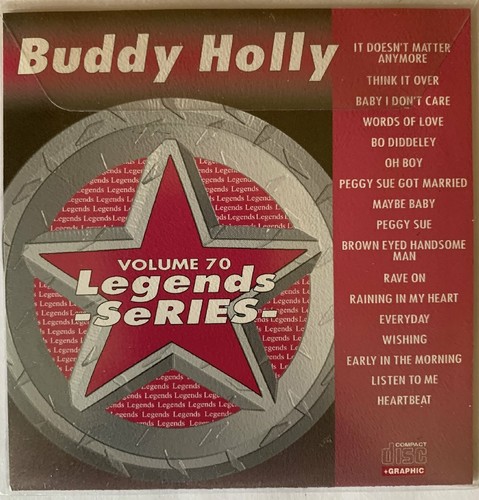 Legends Karaoke Buddy Holly Volume 70 Lot 0 Used Ebay