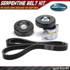 3x Serpentine Belt Drive Component Kit For Suzuki Aerio 2002-2007 Sx4 2007-2009