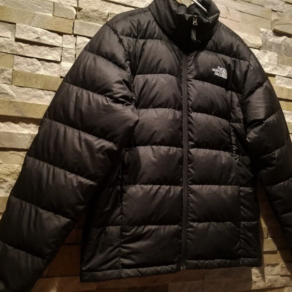 North Face Mens Black Medium Goose Down Winter Puffer Puff North Face Mens Black Medium Goose Down Winter Puffer Puff