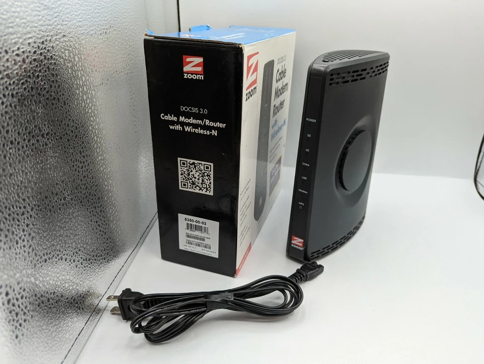 Zoom Cable Modem/Router with Wireless N Series 1092 Model 5350 - Image 3 of 4