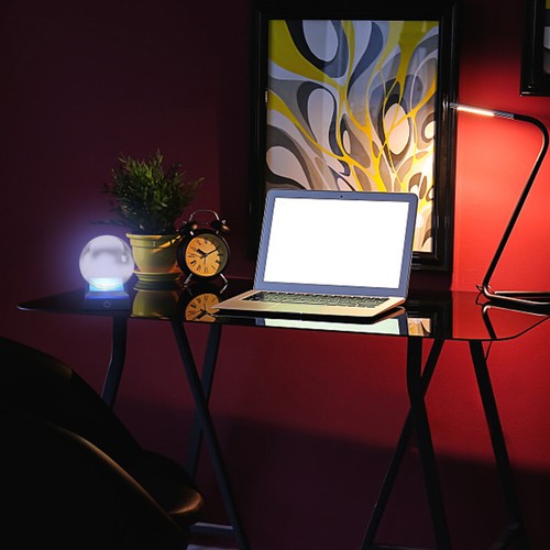 1Set LED Light Base Display Show Stand with Sensitive Touch Switch Crystal Stand - Picture 9 of 11