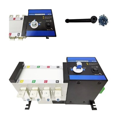 100A Dual Power Automatic Changeover Switch ATS Generator Attachment 4P