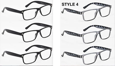 Reading Glasses Spring Hinge Ladies and men Reading Glasses ass styles set of 6