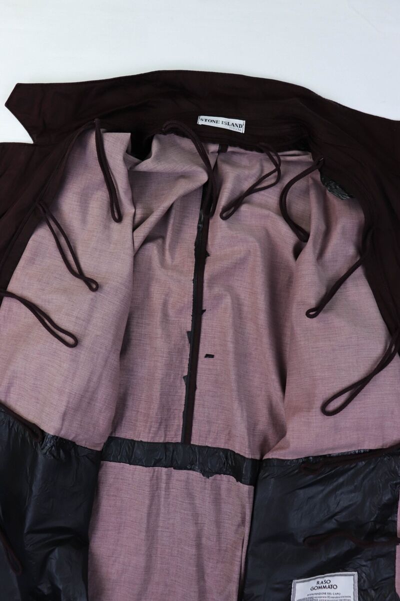 Men's Vintage Stone Island Raso Gommato Burgundy AW 2in1 Men's Vintage Stone Island Raso Gommato Burgundy AW 2in1