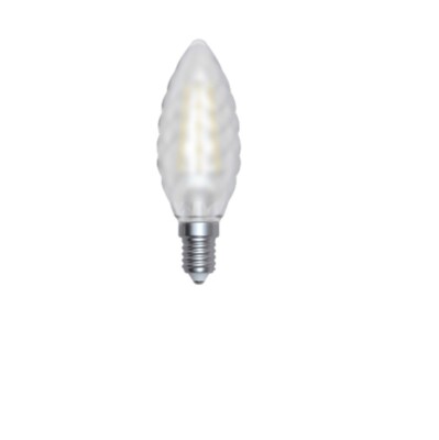C35, E14 LED Kerze gedreht matt 4Watt 4200K - Tageslicht