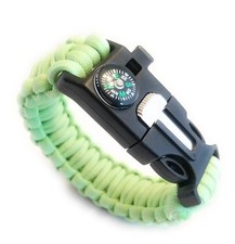 Mello Products Ultimate 550 Paracord Glow in the Dark Luminous Survival Bracelet