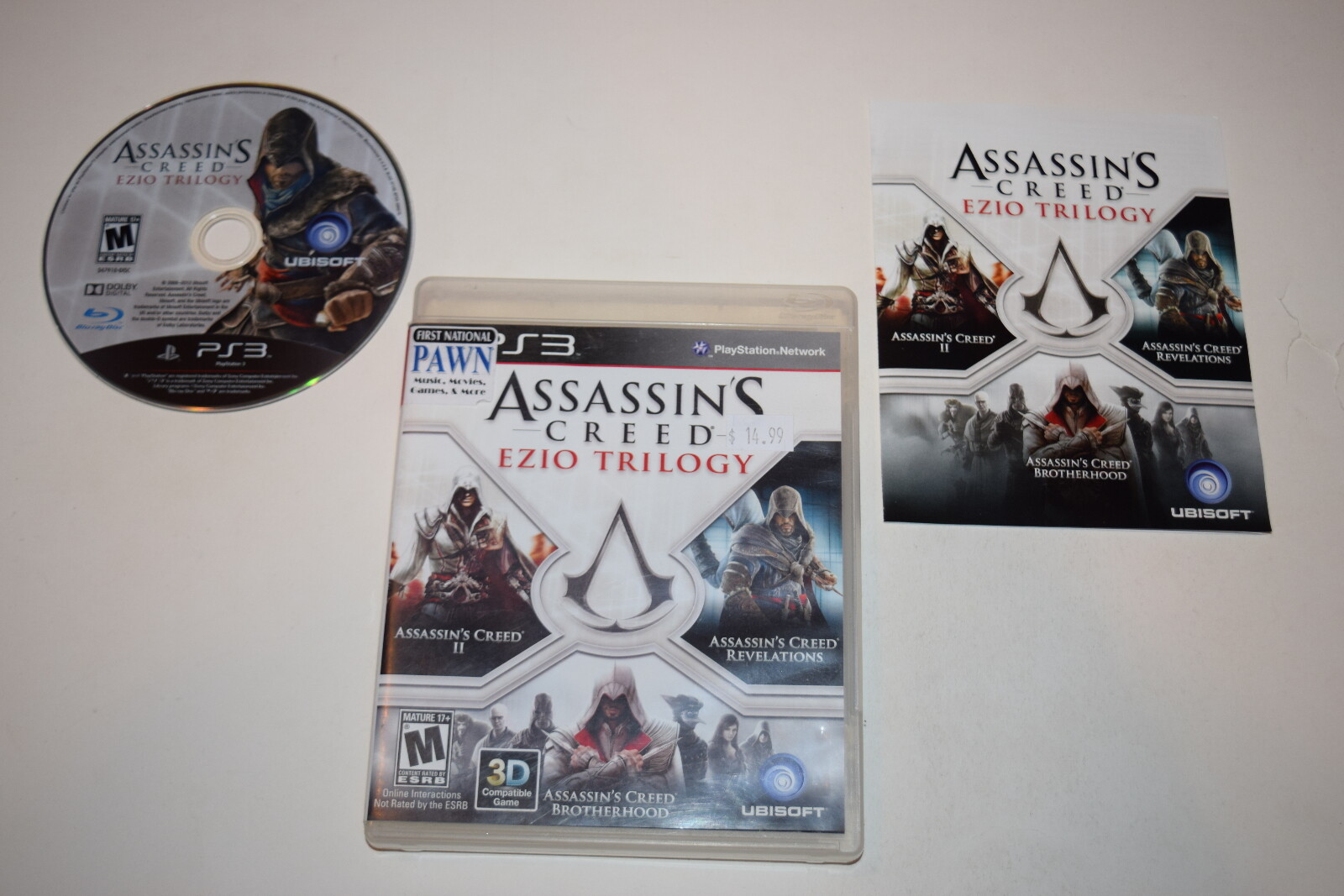Assassin's Creed Ezio Trilogy Playstation 3 PS3 Video Game Complete | eBay