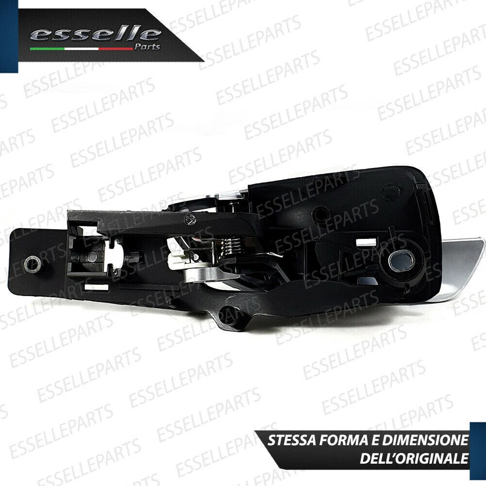 MANIGLIA INTERNA ANTERIORE LATO GUIDATORE ALFA ROMEO GIULIETTA CROMATA SATINATA - Immagine 4 di 4