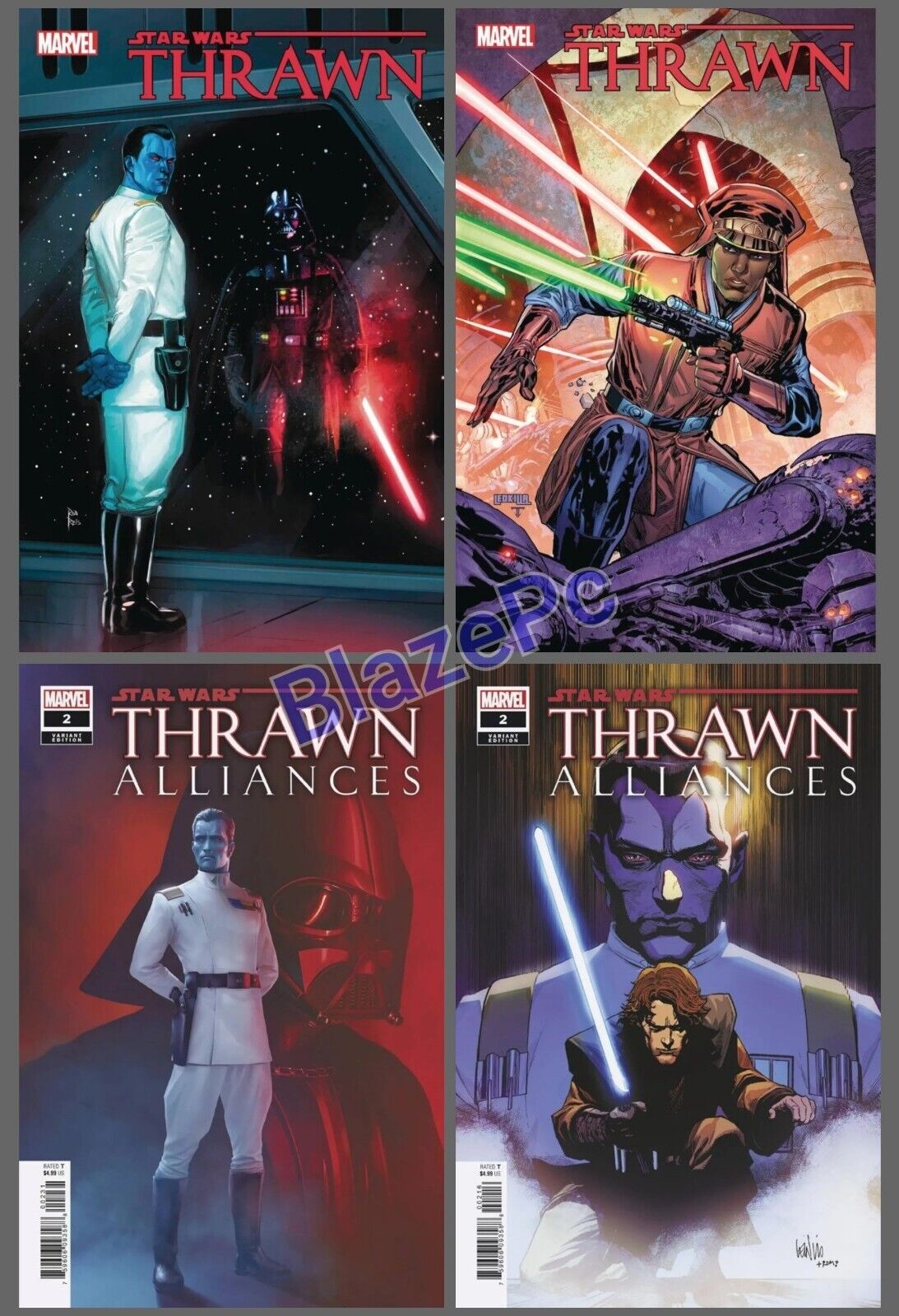 Star Wars Thrawn Alliances #2 Cover A B C Variant Set 1:25 Options 2024 NM
