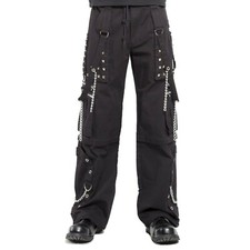 Men s Electro Bondage Rave Gothic Cyber Chain Goth Jeans Punk Rock Pants