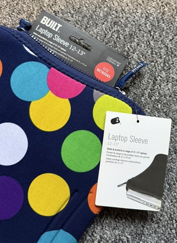 BUILT Neoprene Messenger Bag 12-13” Laptop Notebook iPad Bag Case Sleeve - Photo 2/5