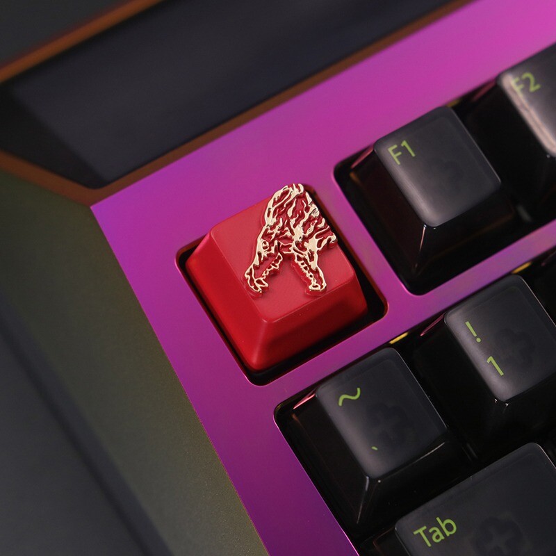 CSGO Game Theme Roars Keycap Zinc Alloy Keycap For Cherry MX Mechanical Keyboard
