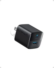 Anker USB-C Adapter 323 Charger Foldable 33W 2Port Charging for iPhone 14/Galaxy