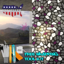 *36"x108" Frosted Film Glass Home Bathroom Window Security Privacy Sticker 5039a