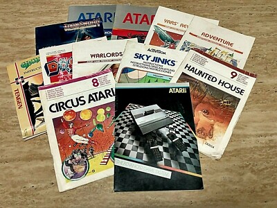 Vintage Video Game Instruction Manuals - U Pick - Star Wars & many others.