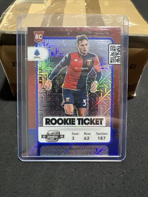 Zinho Vanheusden Optic Rookie Ticket Blue Mojo 3/16 Shirt Match