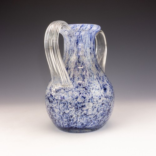 Vintage Venetian Murano Glass - Large Twin Handled Studio Art Glass Vase - Picture 4 of 6
