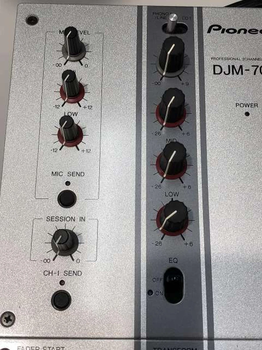 Pioneer DJM-707 DJ mixer 2-channel scratch mixer 3 band equalizer equipment