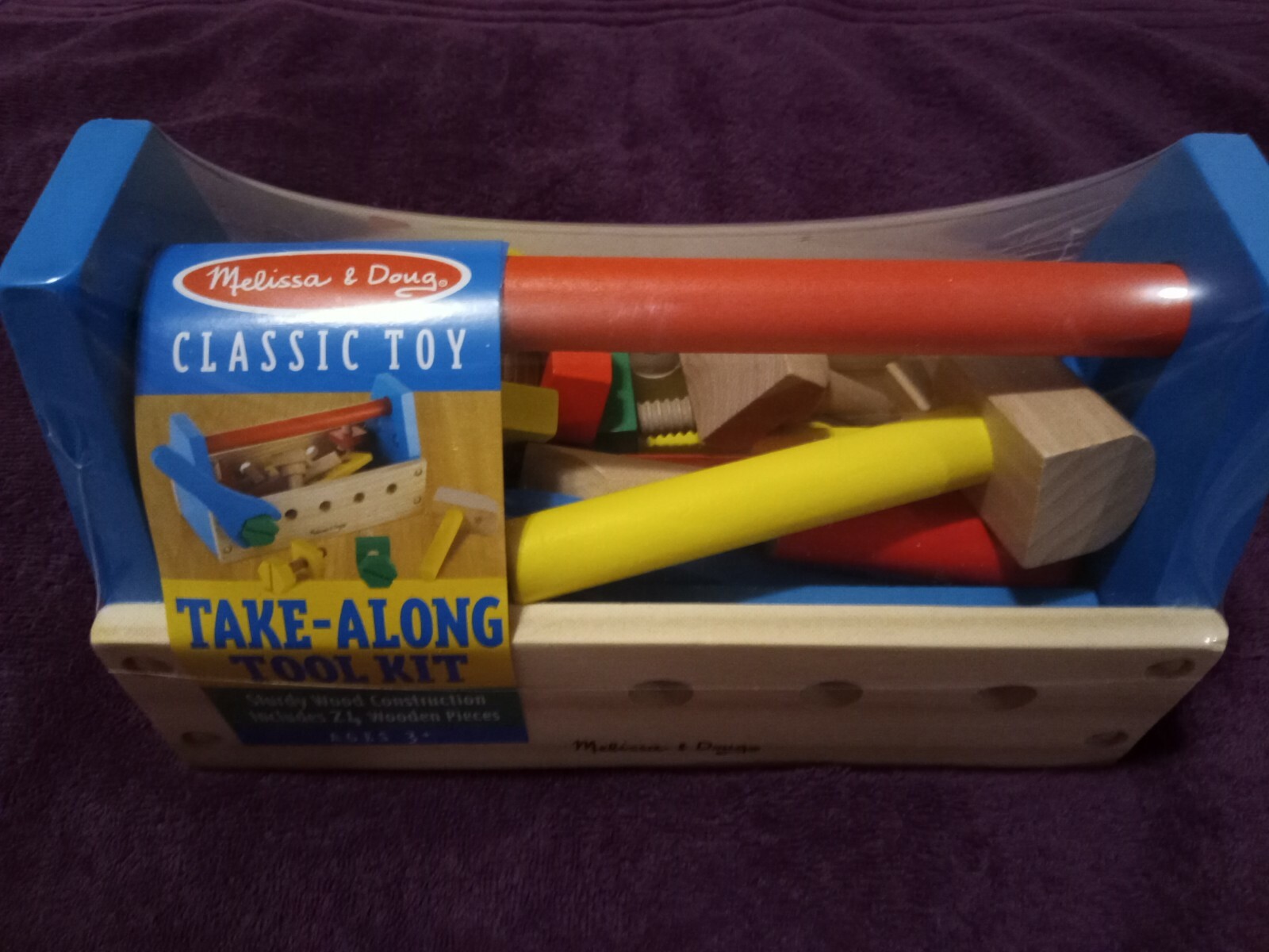 melissa & doug wooden tool box