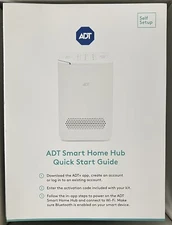 ADT Self Setup Hub White S40LR1 Smart Home W/ Activation Code + Yardsign Bundle