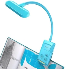 AXX Clip on Book Light for Bed Rechargeable Reading Lamp for Kids 1000mAh Bat...
