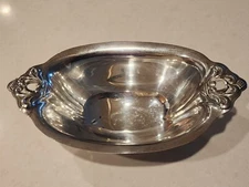 Royal Danish Sterling Silver Mayonnaise Bowl with Monogram