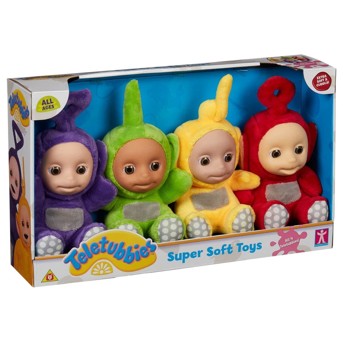 Teletubbies Super Soft & Cuddly Plush Toys Full Set Of All 4