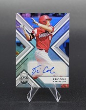2018 Panini Elite Extra Edition Auto Eric Cole #166 Auto