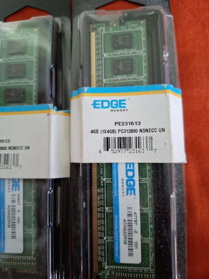 Edge 4GB (3-Sticks / 12gb) PC3-12800 DDR3 1600 Desktop.  PC Memory RAM 4GN622R08 - Image 2 of 4