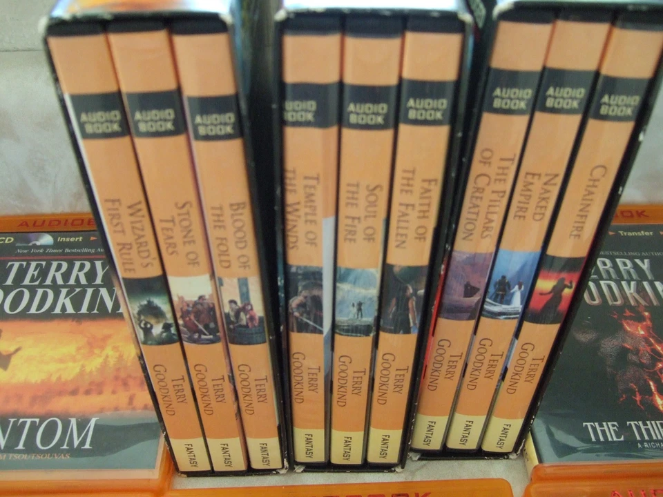 Terry Goodkind SWORD OF TRUTH BOXED/UNBOXED SET 16 AudioBooks Total 32 MP3-CDs - Image 3 of 4