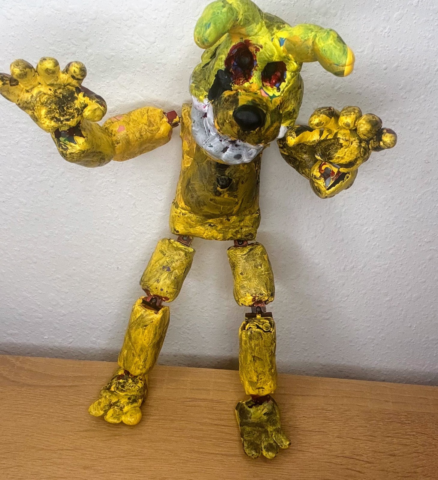 Custom Into The Pit Spring Bonnie Action Figure From FNAF-Articulated ...
