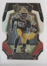 2022 Select Premier Level Black & Red Prizm Die-Cut Kingsley Enagbare #138 16wc