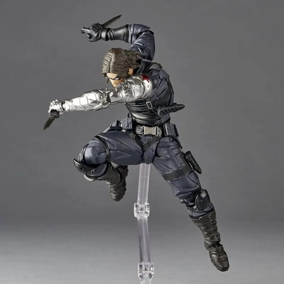 Kaiyodo Winter Soldier Revoltech Yamaguchi Bucky Barnes Action