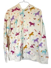 New Cat  Jack Girls Soft Zippered Hoodie XXL 18 Unicorns Pink Blue Purple