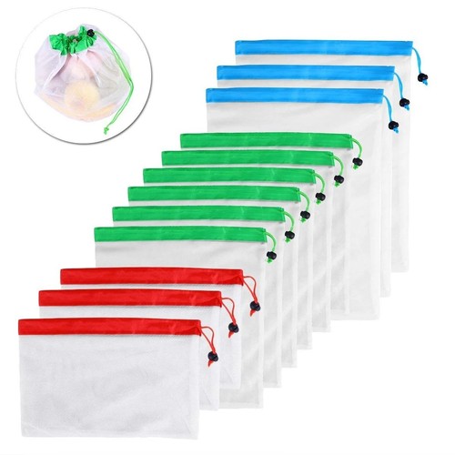 Reusable Mesh Produce and Storage Bags - 第 1/14 張圖片