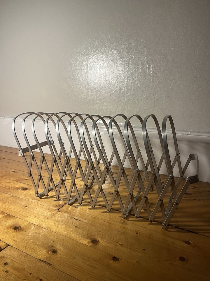 Vintage Metal Extendable Magazine Rack Book Holder Collectible Rare ...