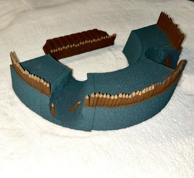 3D Printed proxy Edoras/Helms deep (Middle Earth Strategy battle game)