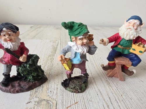Vintage Dorf Elfe Figur Baum Weihnachtsdeko - Bild 3 von 8