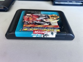 Sega Genesis Console 9 Game Bundle 2 Power Sticks 1 Controller Cables All Tested